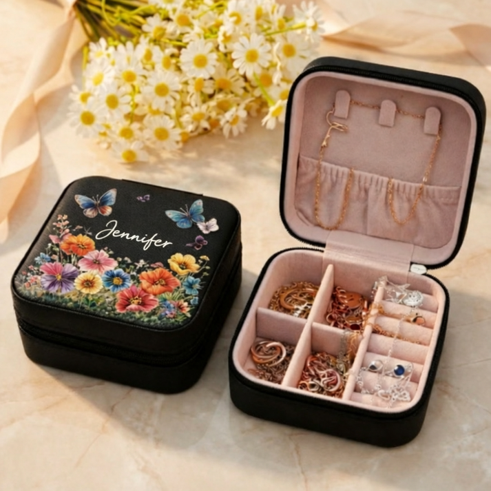 Personalized Travel Jewellery Storage Box (Random Box)