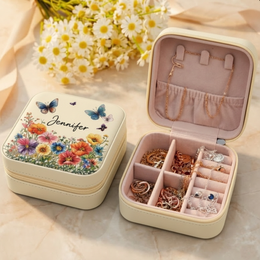Personalized Travel Jewellery Storage Box (Random Box)
