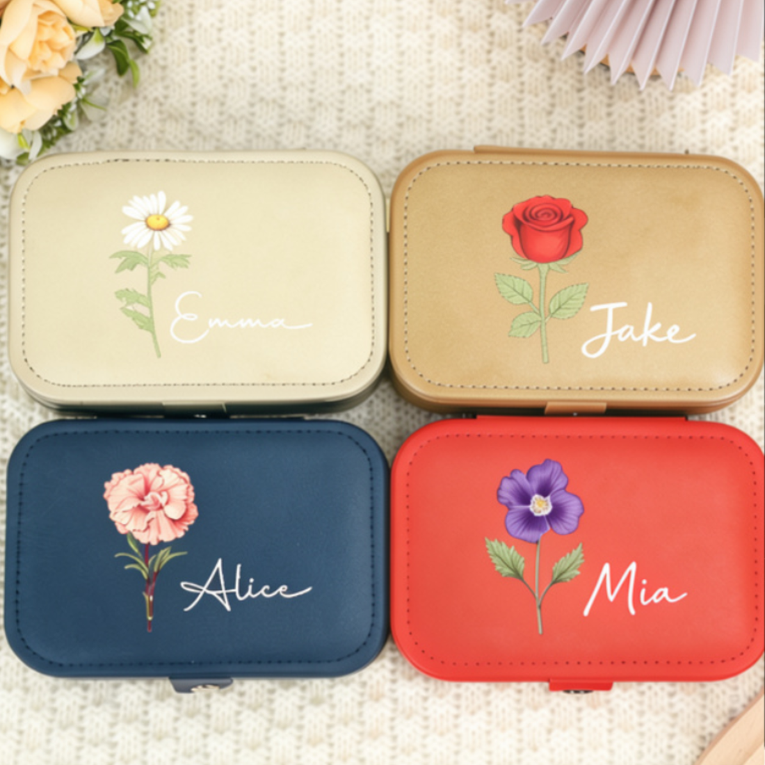 Personalized Travel Jewellery Storage Box (Random Box)