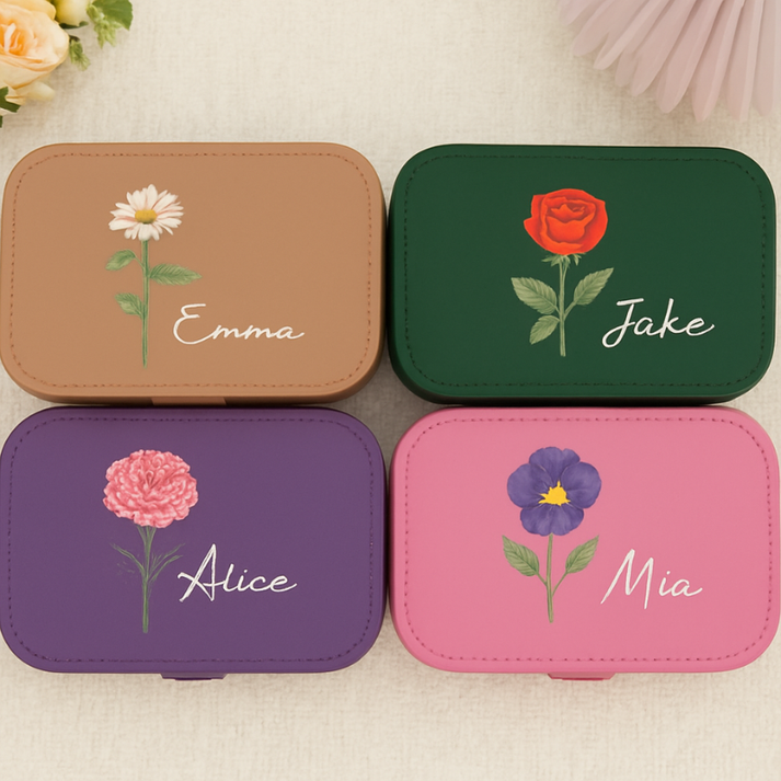 Personalized Travel Jewellery Storage Box (Random Box)